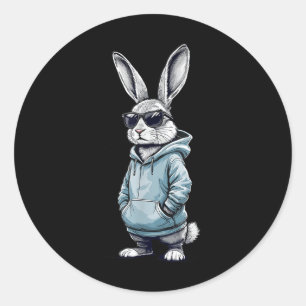Cool Daddy Easter Bunny Dad Kids Boys Easter Classic Round Sticker