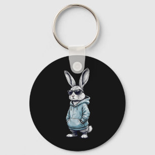 Cool Daddy Easter Bunny Dad Kids Boys Easter Keychain