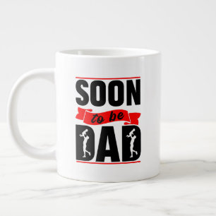 Cool Daddy  to be word art  Large Coffee Mug