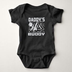 cool Daddy's hiking buddy unisex Baby Bodysuit