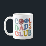 Cool Dads Club Coffee Mug<br><div class="desc">Join the Cool Dads Club with this stylish design! Perfect for fathers who rock dad life with humour and confidence. Great gift for Father's Day or any occasion!</div>