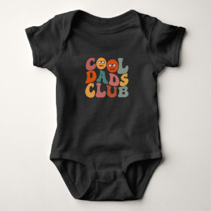 Cool Dads Club Dad Father's Day Retro Groovy Baby Bodysuit