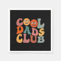 Cool Dads Club Dad Father's Day Retro Groovy