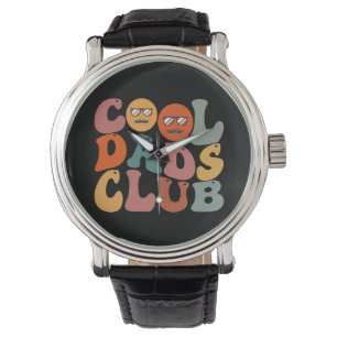 Cool Dads Club Dad Father's Day Retro Groovy Watch