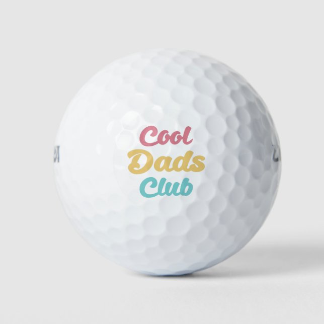 Cool Dads Club II Golf Balls (Front)