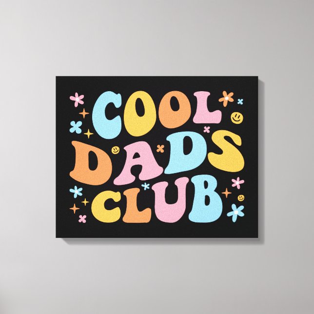 Cool Dads Club III Canvas Print (Front)