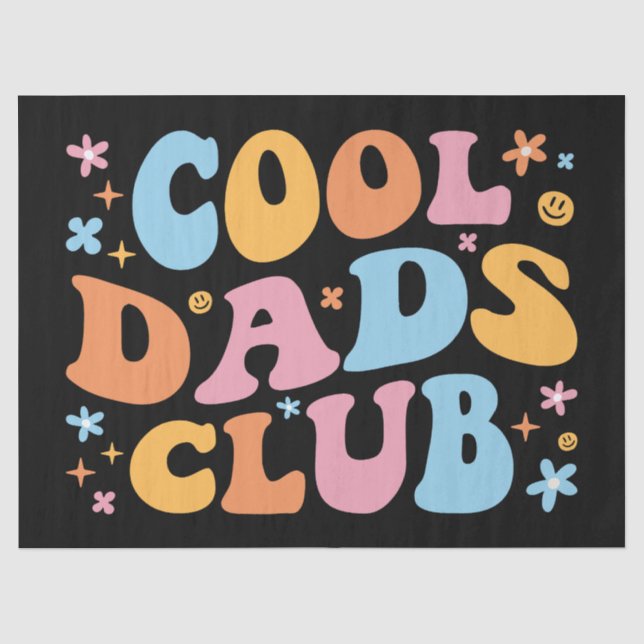 Cool Dads Club III Tissue Paper (Front)
