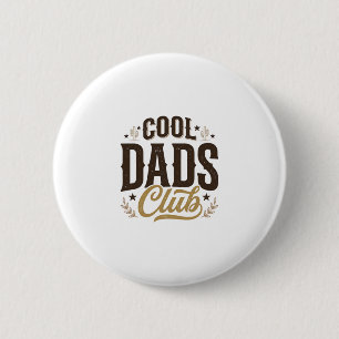 Cool Dads Club Vintage Dad Shirt Design_1 2 Inch Round Button