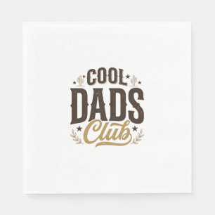Cool Dads Club Vintage Dad Shirt Design_1 Napkin