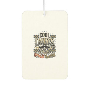Cool Dads Club Vintage Engraving Dad Shirt Design_ Air Freshener