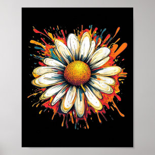 Cool Daisy With Blossoms For A Nice Summer Look  Poster