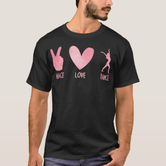 Cool Dance Art For Girls Dancing Lover Lyrical Dan T-Shirt