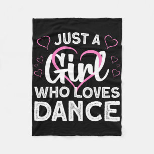 Cool Dance Art For Women Teen Girl Jazz Dancing Cl Fleece Blanket
