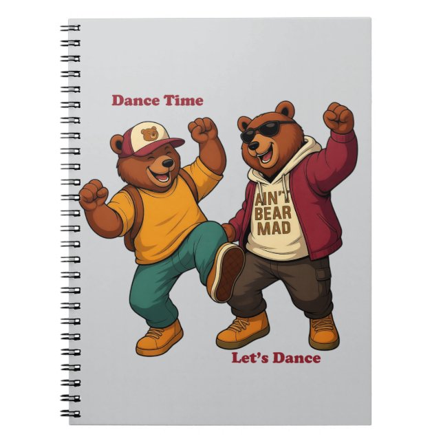 Cool Dancing Bears Notebook (Front)