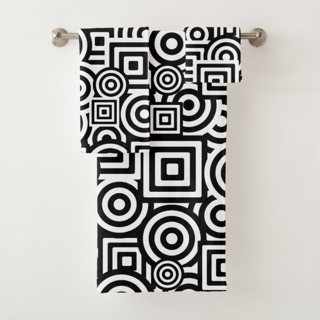 Cool de formes noir et blanc (En situation)