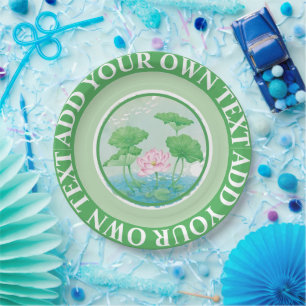 Cool Decorated Customizable Paper Plate