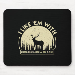 Cool Deer Hunting Art For Men Women Hunting Wildli Mouse Pad
