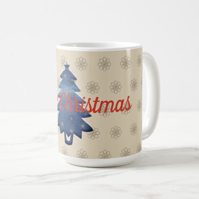 Cool Denim Look Coffee Mug (Front Right)