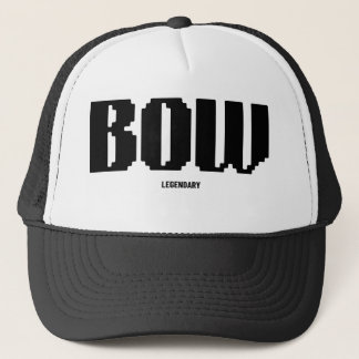 cool design fitted cap with bow brand