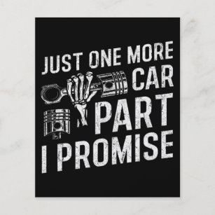 Cool Design Just One More Car I Promise Flyer