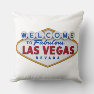 cool designer pillow welcome to las vegas