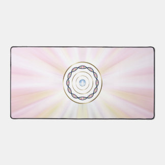 Cool desk mat for laptop and mouse