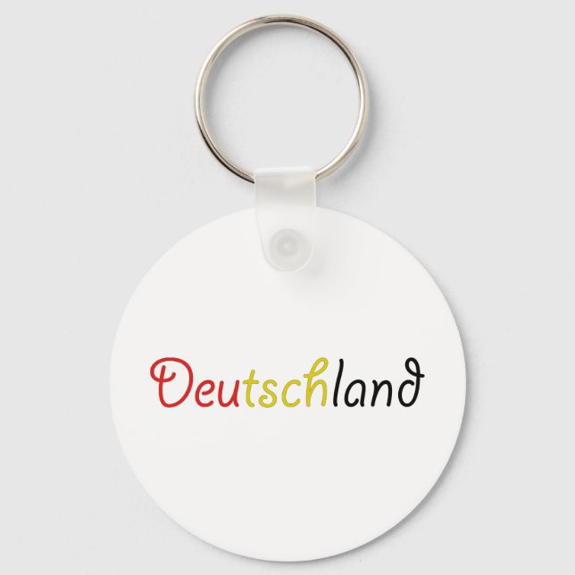 Cool Deutschland Gifts! Keychain (Front)