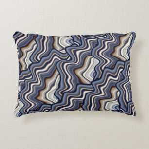 COOL Digital Graphic Abstract Pattern Accent Pillow