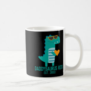 Cool Dino Daddysaurus Rex New Dad Fathers Day  Coffee Mug