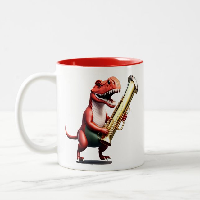 Cool Dinosaur Kid's Mug (Left)