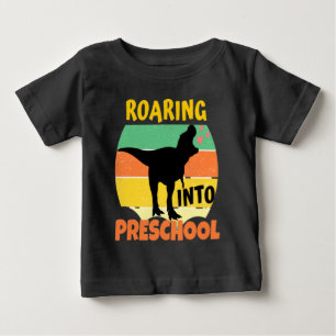 COOL DINOSAUR - ROARING INTO PRESCHOOL BABY T-Shirt