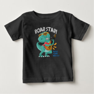 Cool dinosaur rock star baby T-Shirt