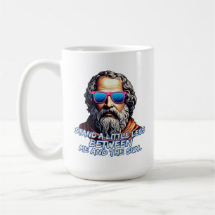 Cool Diogenes Quote Coffee Mug