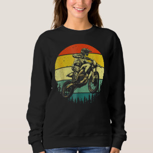 Cool Dirt Bike Men Women Motocross Vintage Motorcy Sweatshirt