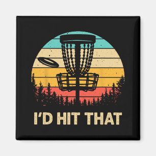 Cool Disc Golf Design For Men Women Disc Golf Love Magnet