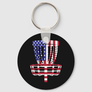 Cool Disc Golf Design For Men Women Kids Disc Golf Keychain