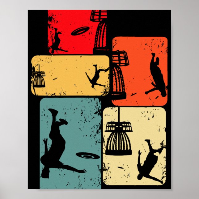 Cool Disc Golf Designs And Gift Ideas Disc Golf Fr Poster (Front)