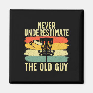 Cool Disc Golf For Men Dad Grandpa Disc Golf Playe Magnet