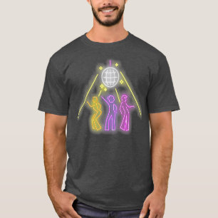 Cool Disco ball Vintage 80s Dance Party Retro T-Shirt