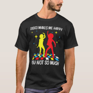 Cool Disco For Men Women 70s 80s Nightclub Music D T-Shirt