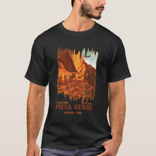 Cool Distressed Mesa Verde National Park T-Shirt