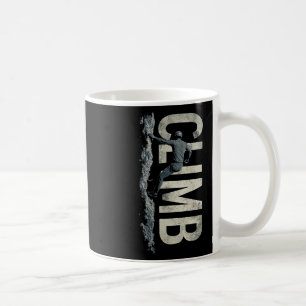 Cool Distressed Rock Climbing Art For Climbers Vin Coffee Mug