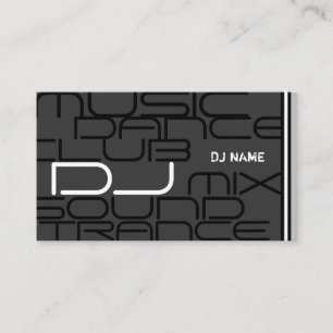 Cool DJ Business Card