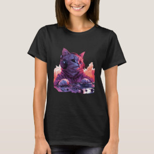 Cool DJ Cat Shirt, Funny Cat Shirt