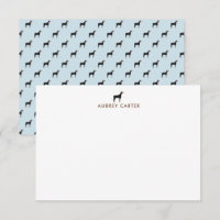 Cool Doberman Personalized Thank You