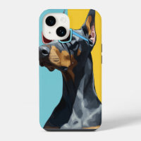 Cool Doberman with sunglasses