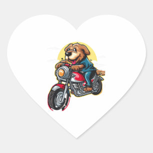 cool Dod Heart Sticker