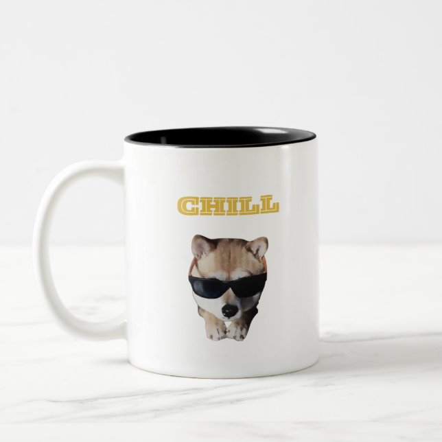Cool Dog Coffee Mug (Left)
