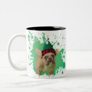 Cool Dog Design Two-Tone Coffee Mug