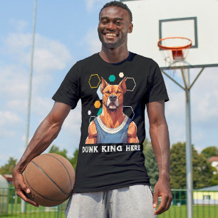 Cool Dog Gifts for Basketball Lovers Coach Fans T-Shirt